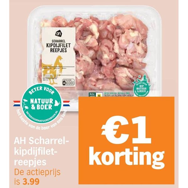 AH Scharrel-kipdijfilet-reepjes