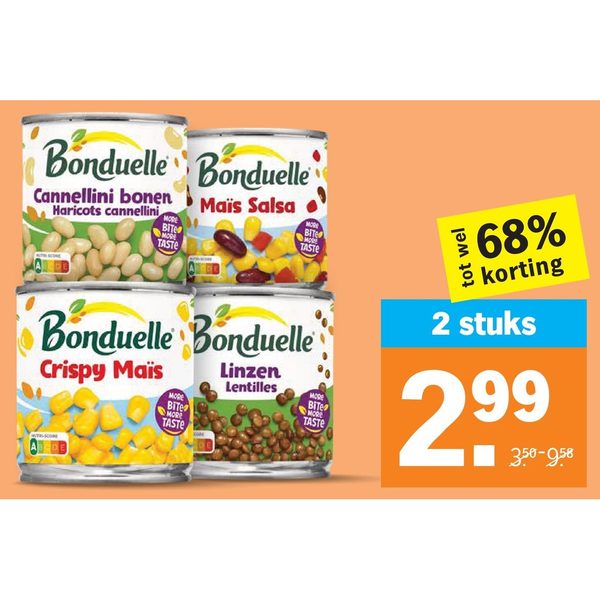 Bonduelle 255-400 gram