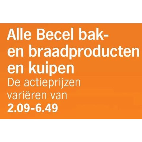 Becel bak- en braadproducten en kuipen