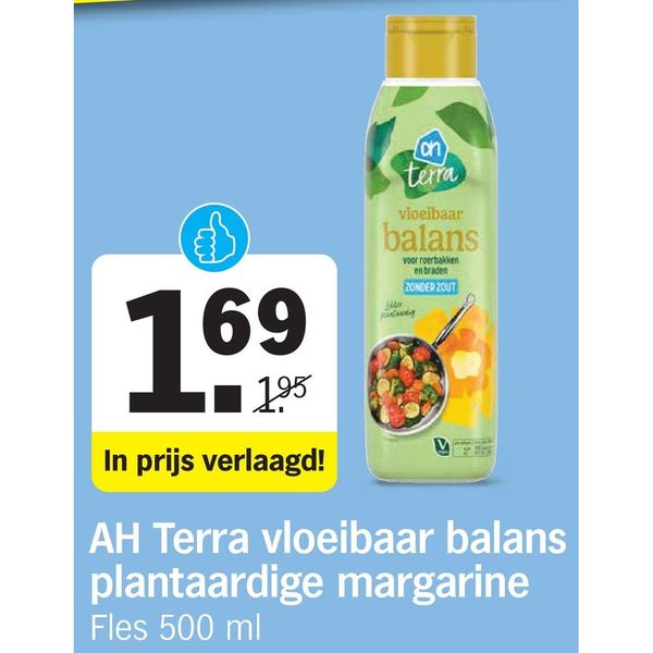 AH Terra vloeibaar balans plantaardige margarine
