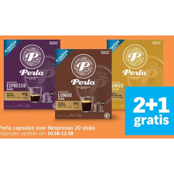 Perla capsules voor Nespresso 20 stuks