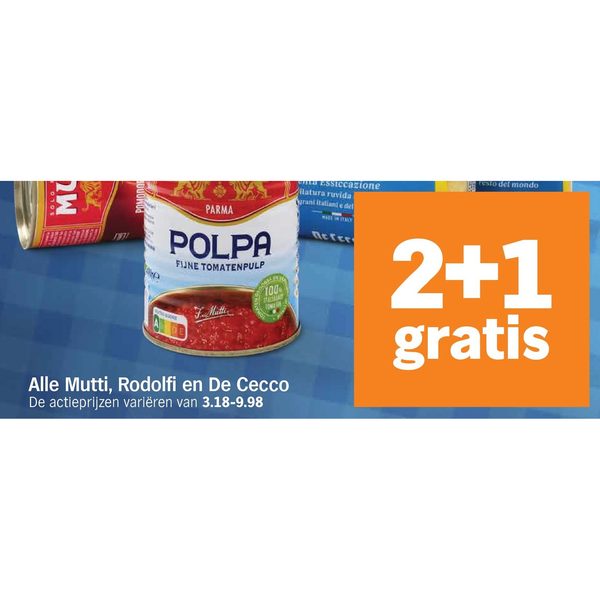 Alle Mutti, Rodolfi en De Cecco