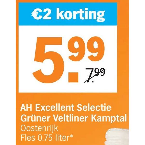 AH Excellent Selectie Grüner Veltliner Kamptal