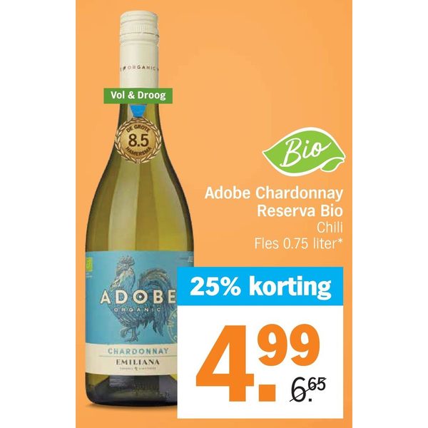Adobe Chardonnay Reserva Bio