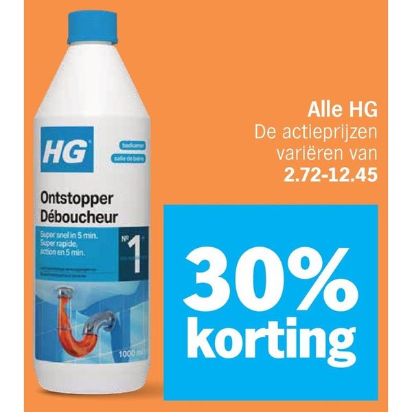 HG ontstopper