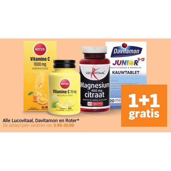 Vitamine en supplementen assortiment
