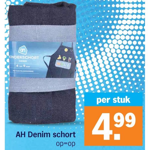 AH Denim schort