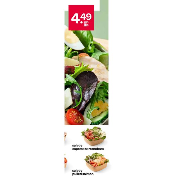 Salade pulled salmon