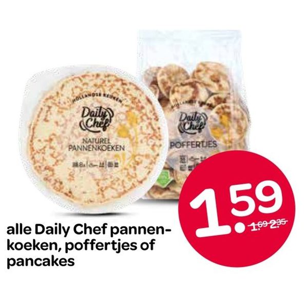 Daily Chef pannenkoeken, poffertjes of pancakes