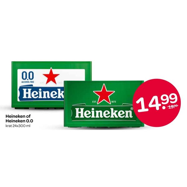 Heineken of Heineken 0.0 krat