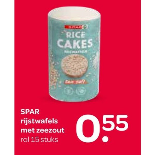 SPAR rijstwafels met zeezout