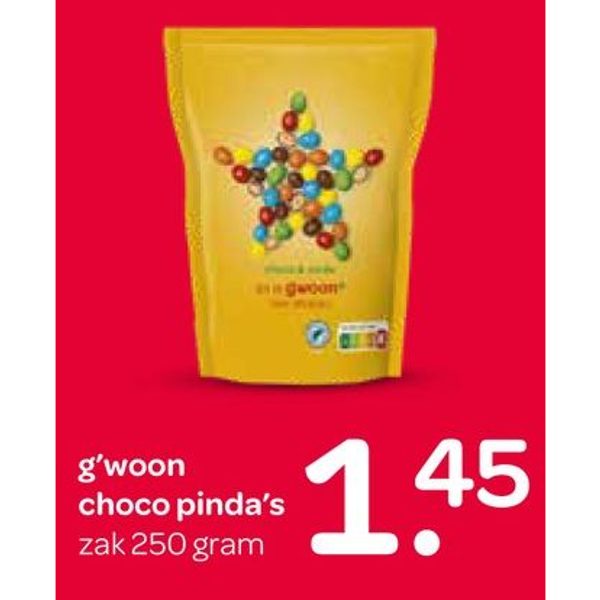 g'woon choco pinda's