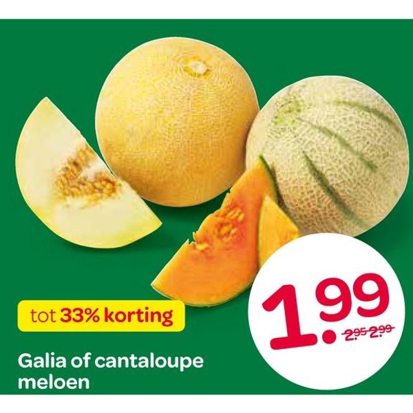 Galia of cantaloupe meloen