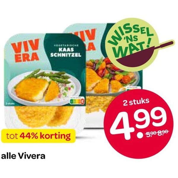 Vivera vegetarische kaas schnitzel