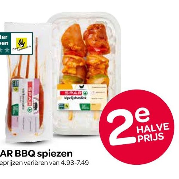 SPAR BBQ spiezen