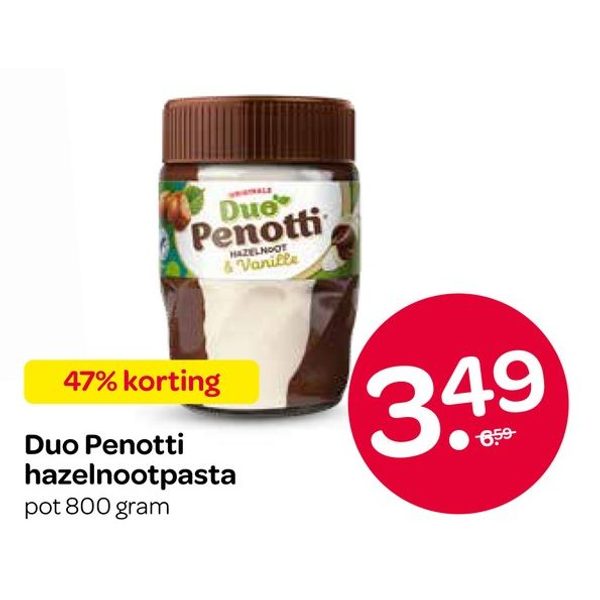 Duo Penotti hazelnootpasta