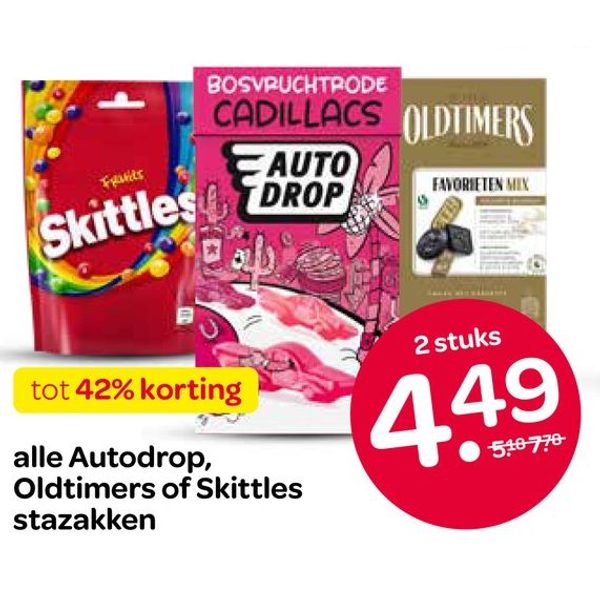 Autodrop, Oldtimers of Skittles