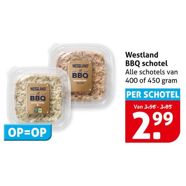 Westland BBQ schotel