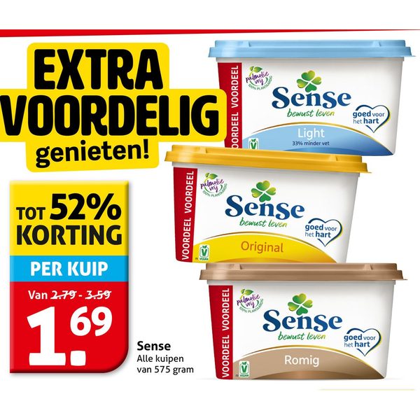Sense kuipjes 575 gram