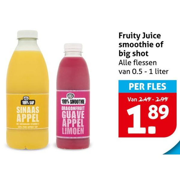 Fruity Juice smoothie of big shot