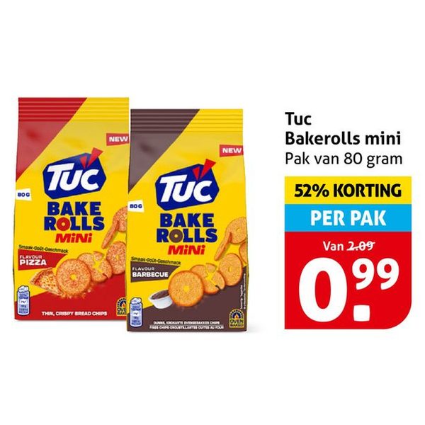Tuc Bake Rolls Mini