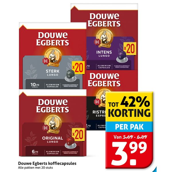 Douwe Egberts koffiecapsules