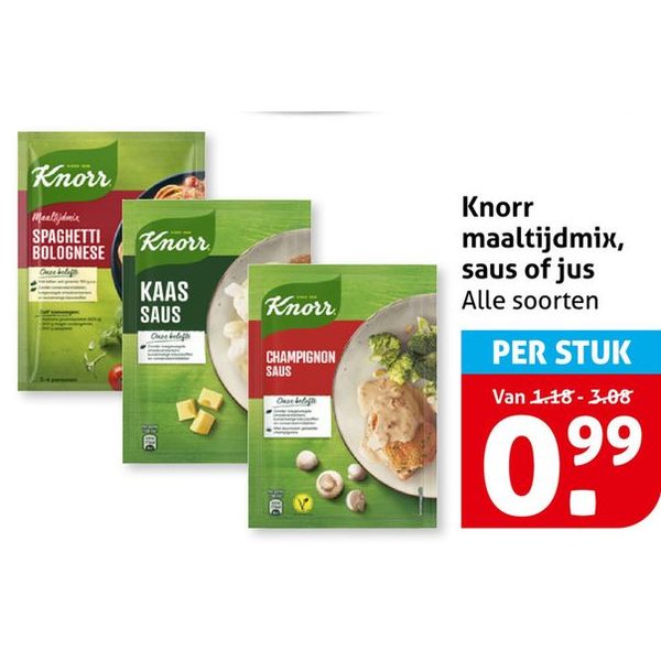 Knorr maaltijdmix, saus of jus