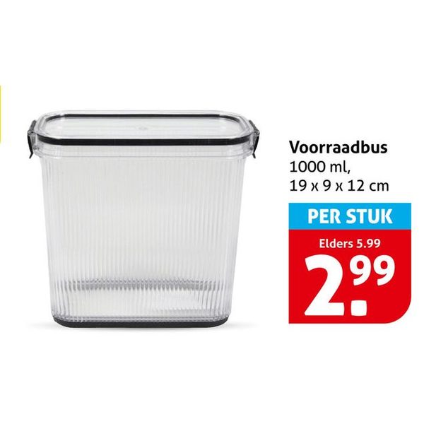 Voorraadbus 1000 ml