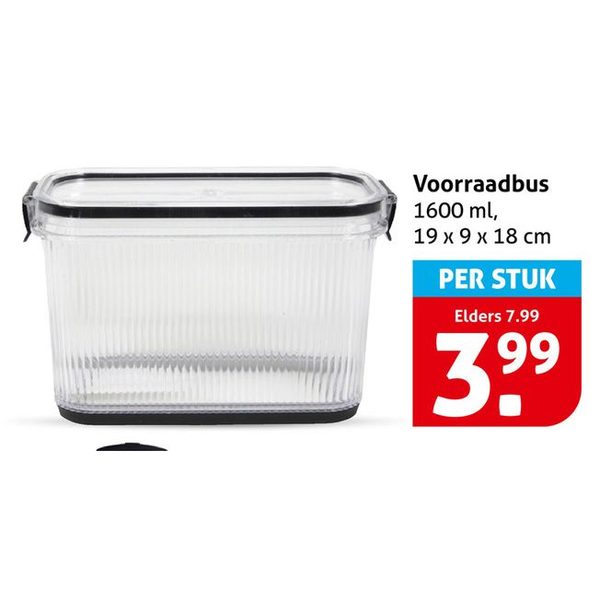 Voorraadbus 1600 ml