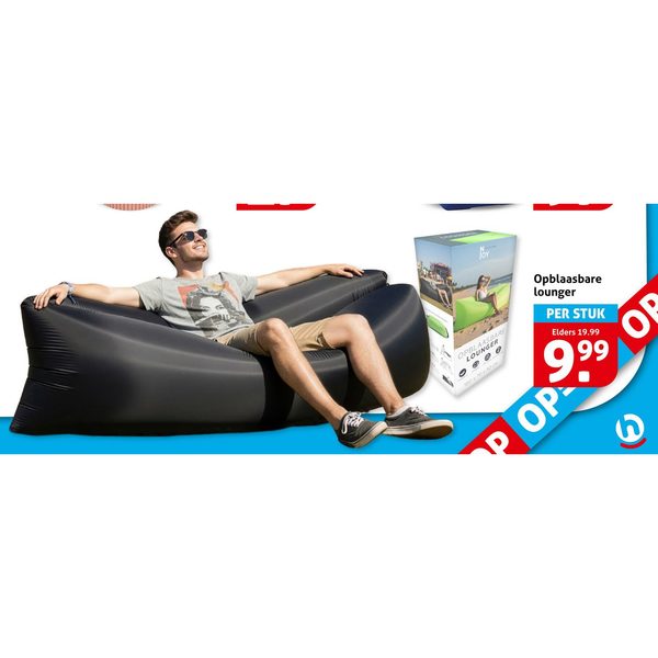 Opblaasbare lounger