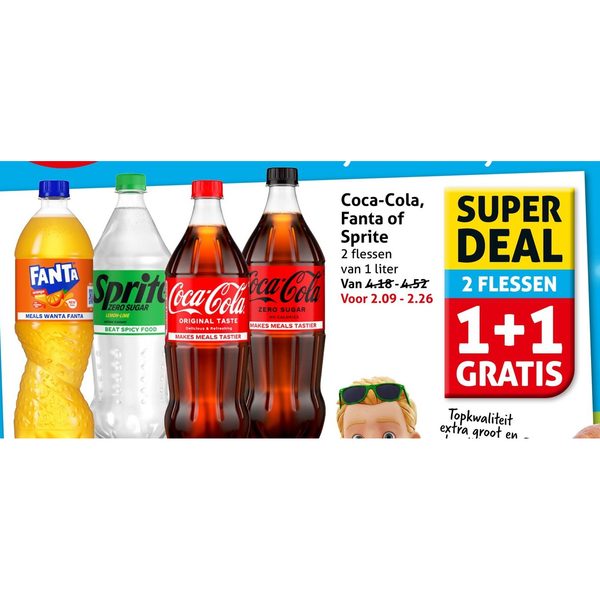 Coca-Cola, Fanta of Sprite