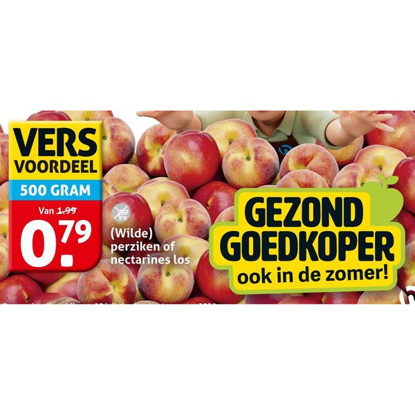 (Wilde) perziken of nectarines los