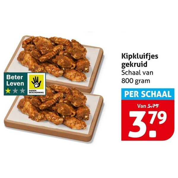 Kipkluifjes gekruid