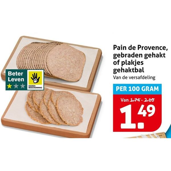 Gebraden gehakt of gehaktbal