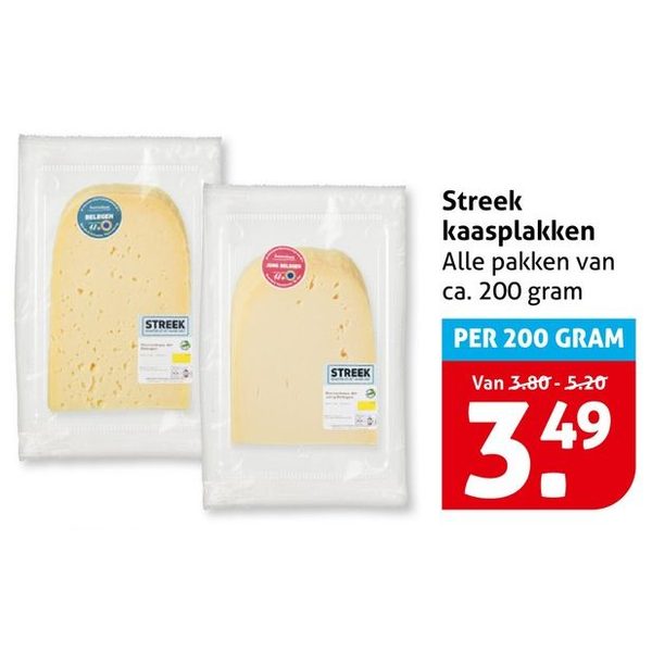 Streek kaasplakken