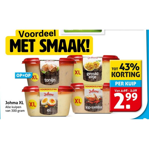 Johma XL salades
