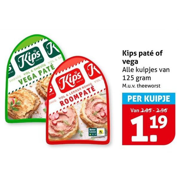 Kips paté of vega