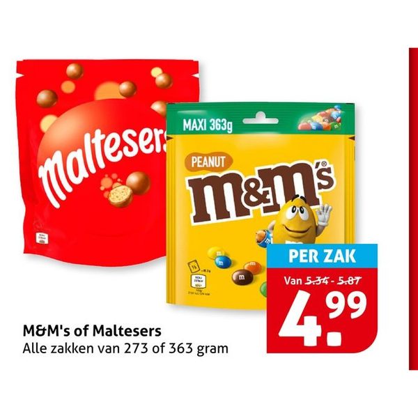 M&M's of Maltesers