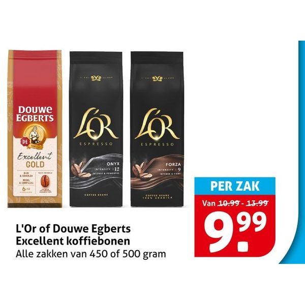 L'Or of Douwe Egberts Excellent koffiebonen