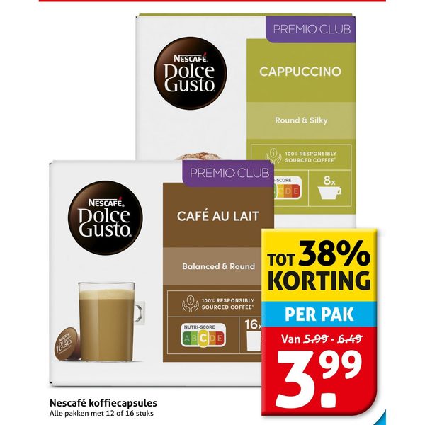 Nescafé Dolce Gusto koffiecapsules