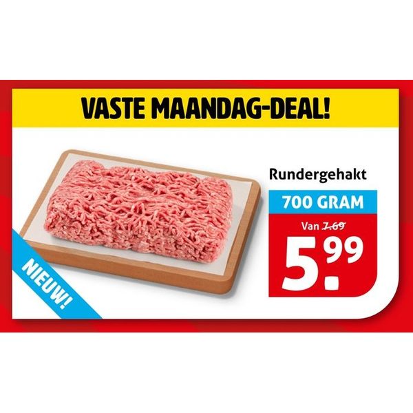 Rundergehakt 700 gram