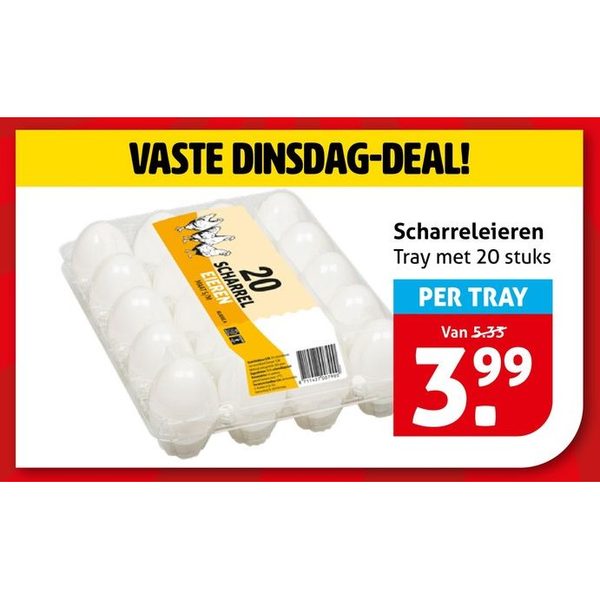 Scharreleieren 20 stuks