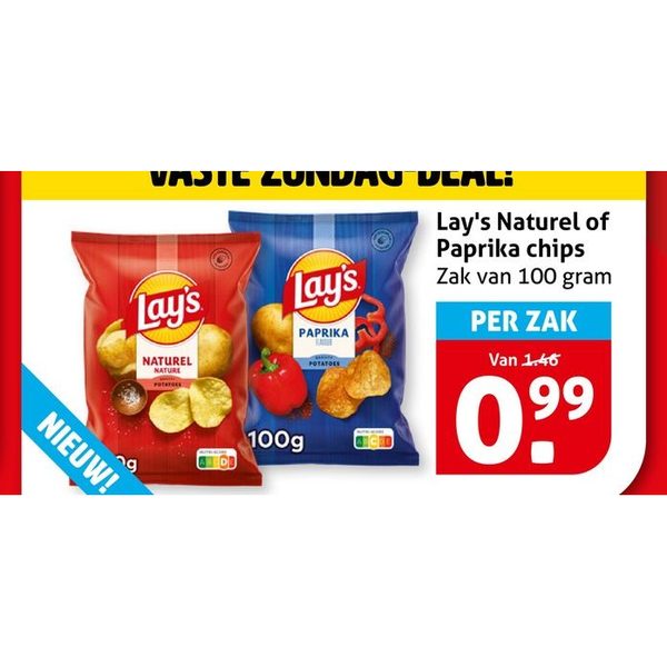 Lay's Naturel of Paprika chips