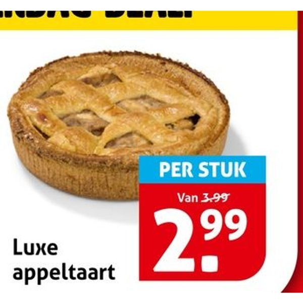 Luxe appeltaart