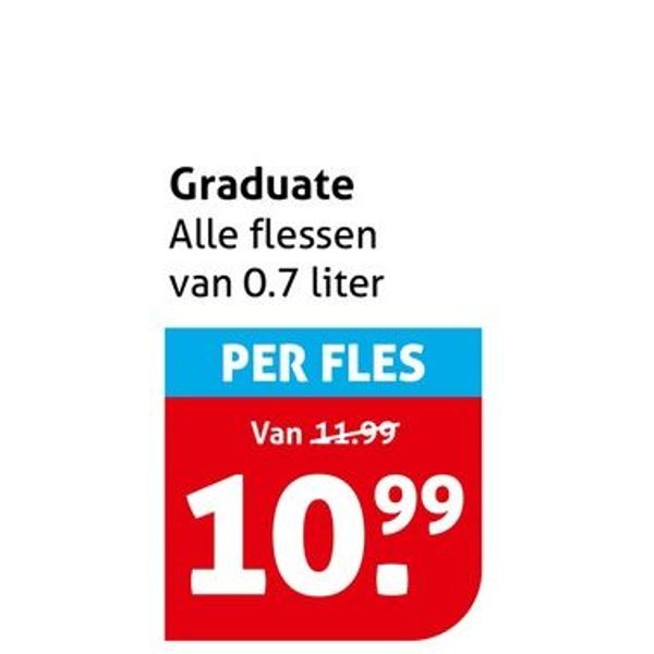 Graduate vodka of apple