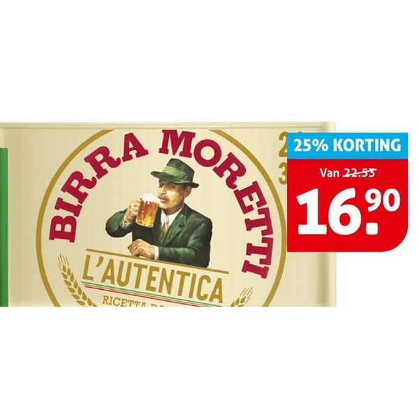 Birra Moretti krat