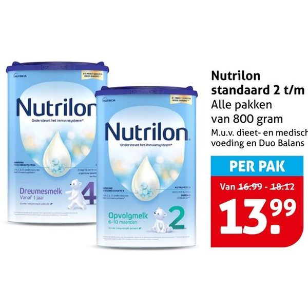 Nutrilon standaard 2 t/m 5