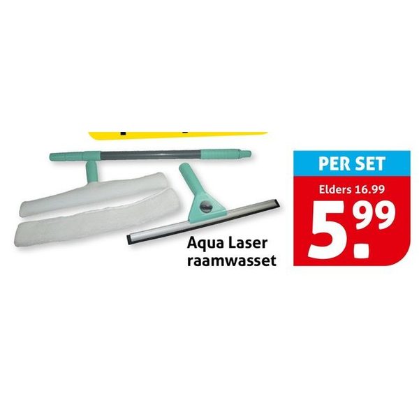 Aqua Laser raamwasset