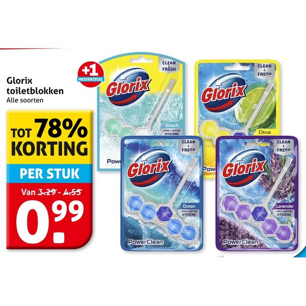 Glorix toiletblokken
