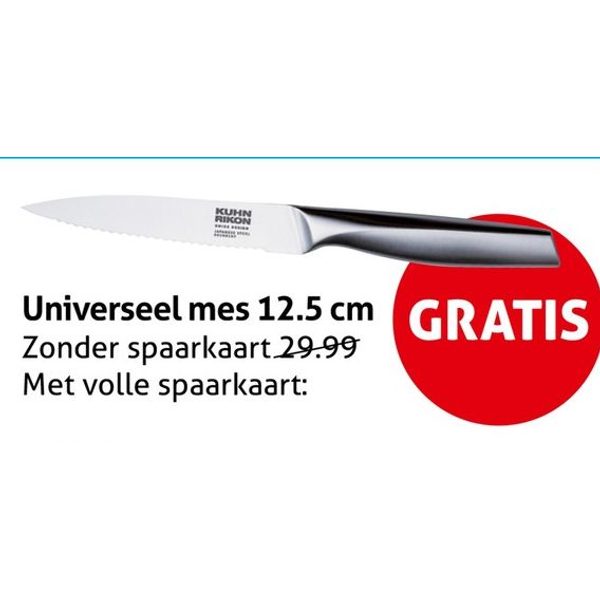 Universeel mes 12.5 cm
